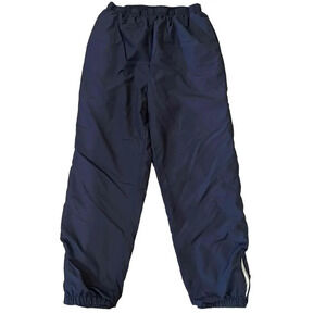 Pebble Beach Men's Navy Blue Cuffed Ankle Windbreaker & Rain Golf Pants -Medium‎